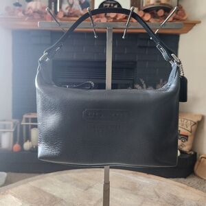 Coach Black Baguette Hobo Bag
